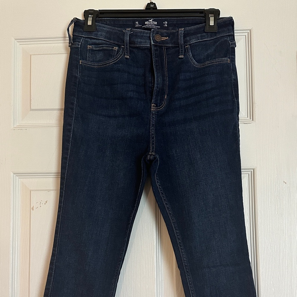 Hollister Women's Dark Blue Skinny Jeans